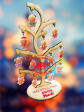 Albero di Natale Personalizzato per Maestre e Bambini | Decorazione in Legno Regalo Originale