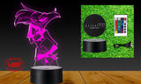 Lampada LED 3D di Anthony Angel Dust di Hazbin Hotel