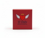 Collana cuore If Only indossata, gioiello memoriale con foto protetta in resina