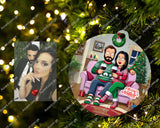 griffin family guy  Palla di Natale caricatura personalizzata