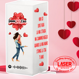 Lampada da Tavolo in Vetro San Valentino Regalo  Modello Ikea