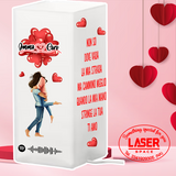 Lampada da Tavolo in Vetro San Valentino Regalo  Modello Ikea