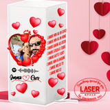 Lampada da Tavolo in Vetro San Valentino Regalo  Modello Ikea