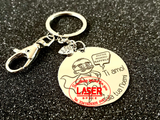 Portachiavi in acciaio Festa dei Nonni Incisione Laser Gratis