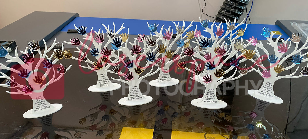 Regalo Di Ringraziamento Personalizzato In Acrilico Per Maestre, Educatrici E Ostetriche - Decorazione Da Tavolo Con Messaggio