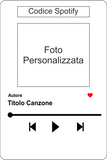 Targa personalizzata Spotify
