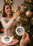palla di Natale personalizzata gravidanza con nome – stampa UV
