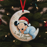 Pallina di Natale personalizzata con il personaggio di Topolino bebé