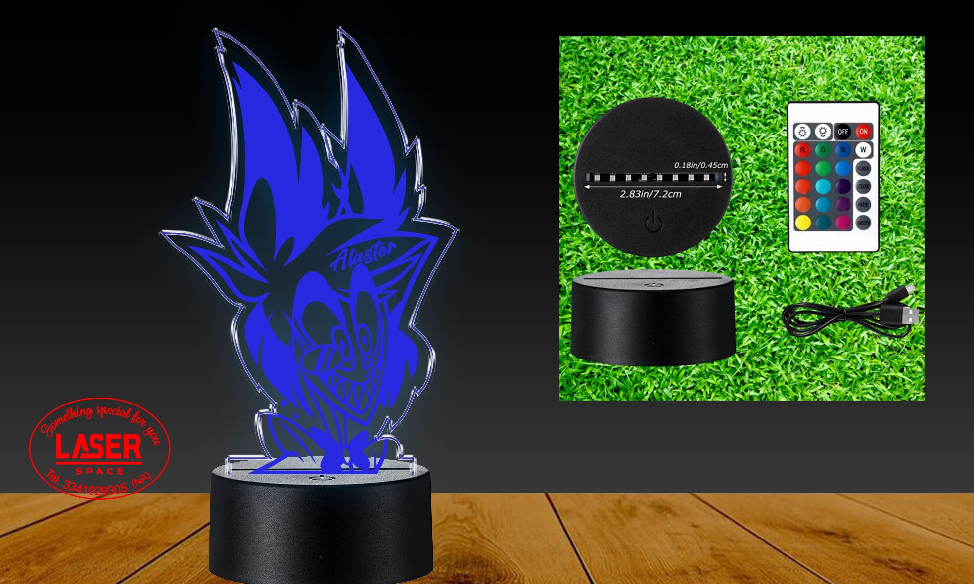 Lampada 3D Alastor