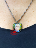 Collana Cuore Portafoto per Defunti: Conserva i tuoi Ricordi Preziosi (Personalizzabile)