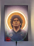 Neon Flex tela A4 Maradona D10S Napoli