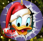PALLINA DI NATALE CARTONI ANIMATI EFFETTO 3D - PLEXIGLASS - STAMPA UV
