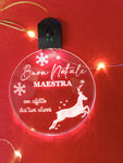 Pallina personalizzata idea regalo Maestre