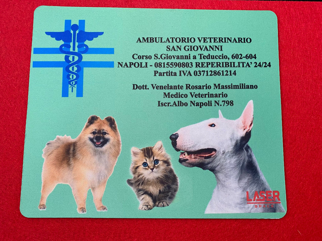 Tappetino Mouse personalizzato con la tua foto in microfibra