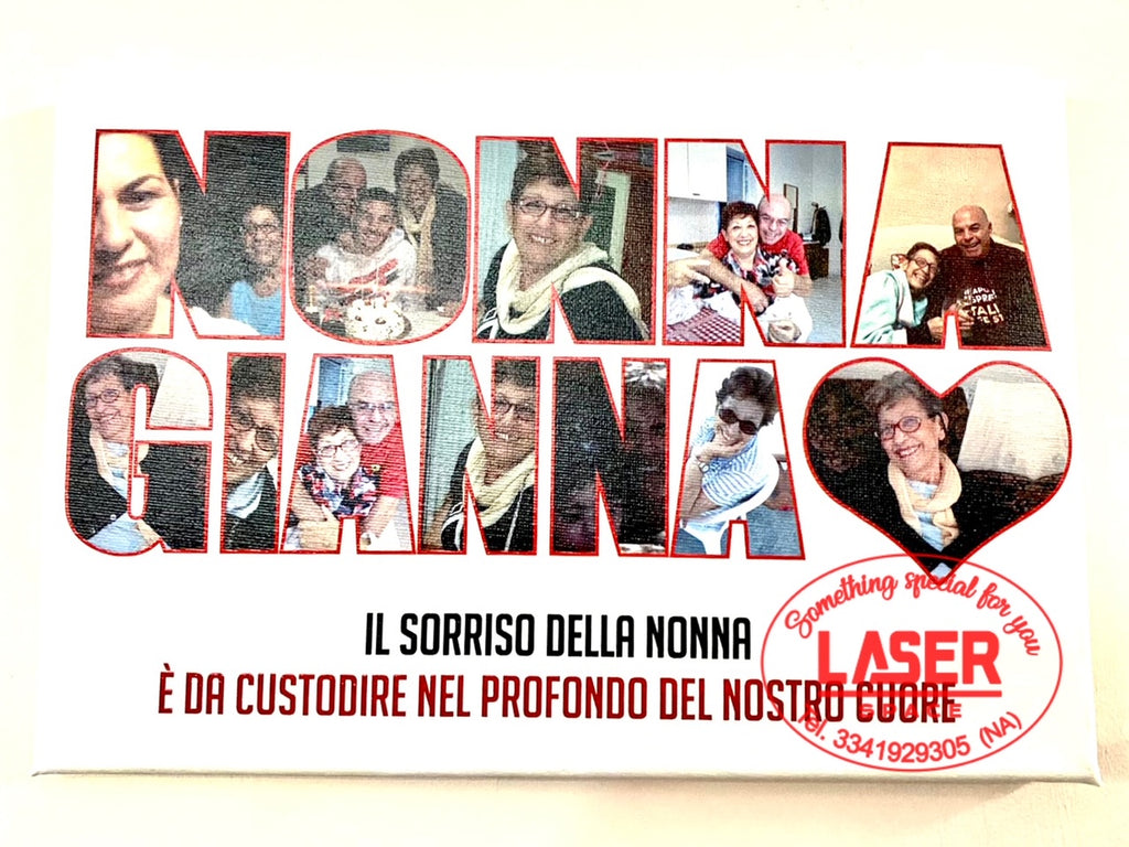Quadretto A4 Festa dei Nonni Stampa UV