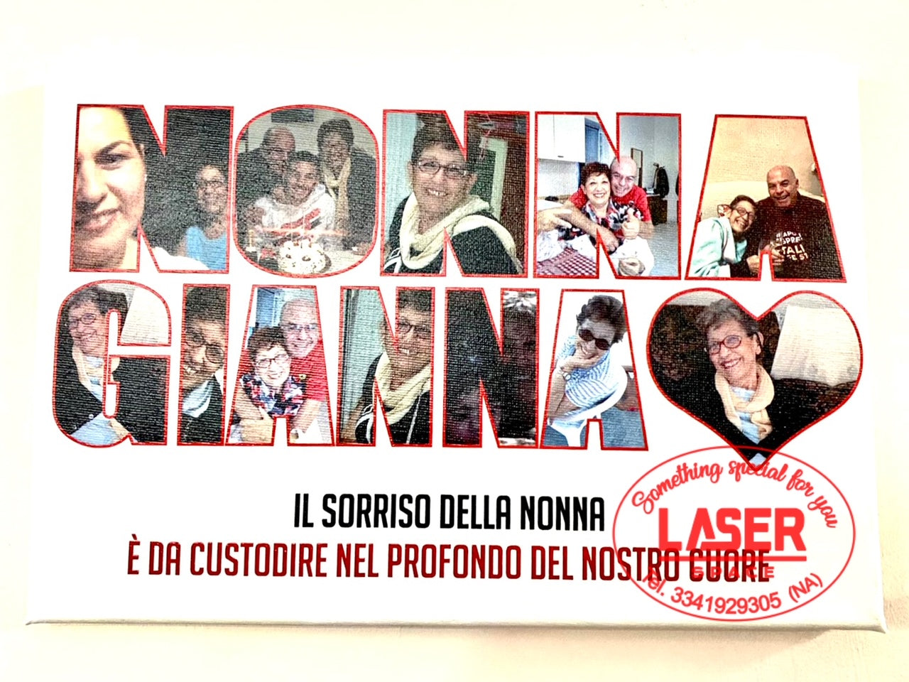 Quadretto A4 Festa dei Nonni Stampa UV