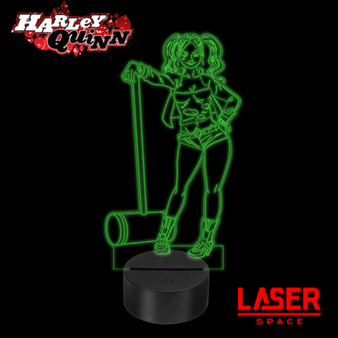 Lampada Led Harley Queen Dc Comics