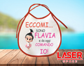 Bavaglino da oggi comando io Bimba