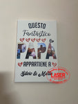 Quadro A4  tela canvas Regalo Festa del papà regalo originale