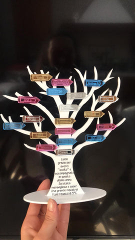 Albero matitine bimbi regalo maestra