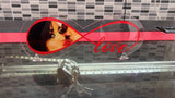Targa Plexiglass trasparente infinito love