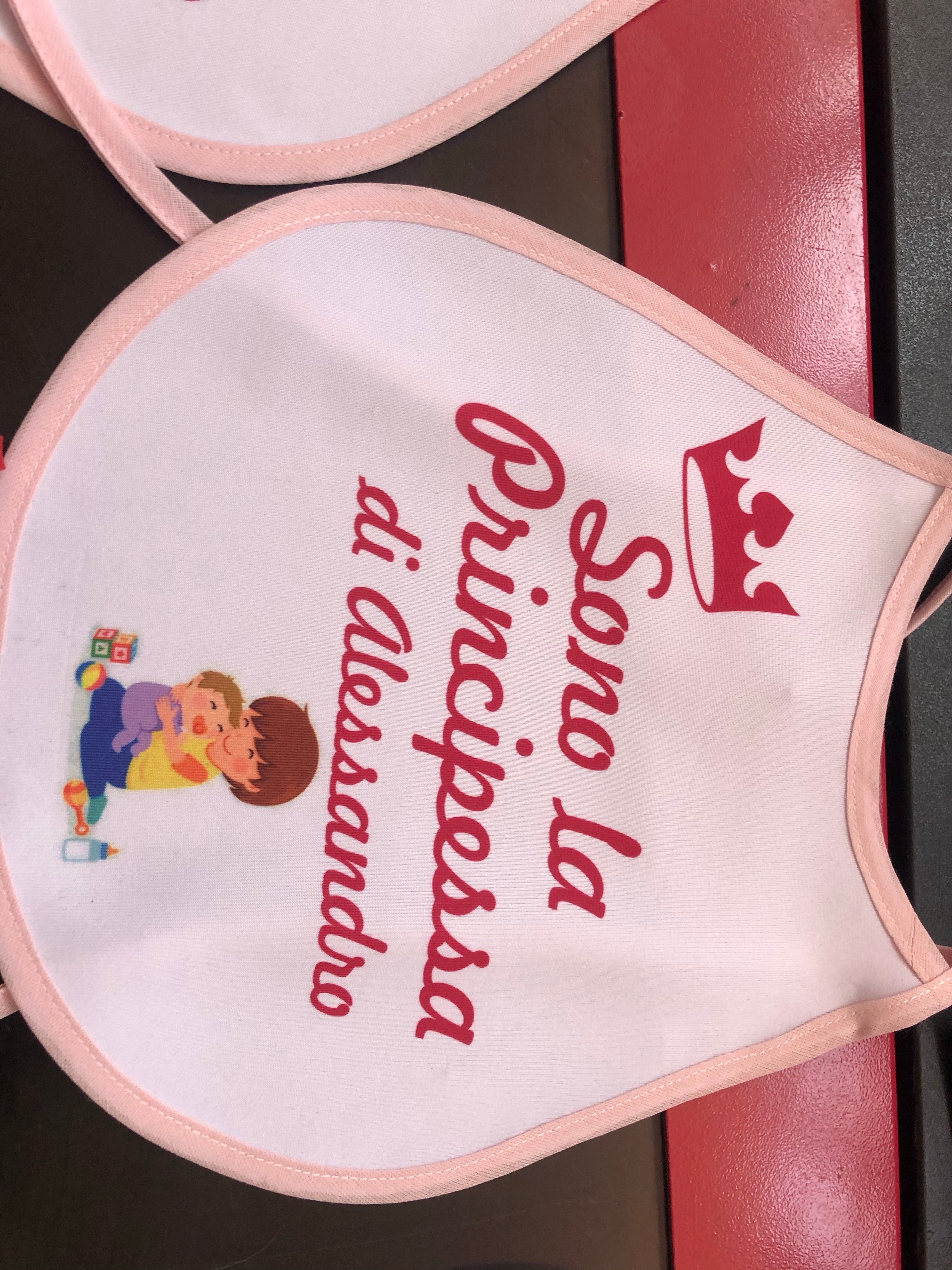 Bavaglino sono la Principessa di mamma e papà