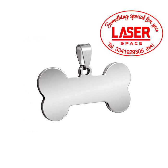 Medagliette per Cani in acciaio inox PetShop incisione laser GRATIS